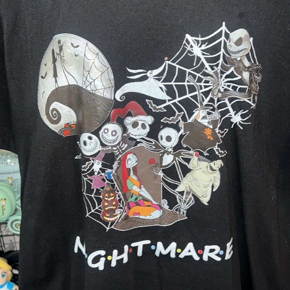 New Black Nightmare Before Christmas Women’s T-Shirt Size L - Picture 2 of 3